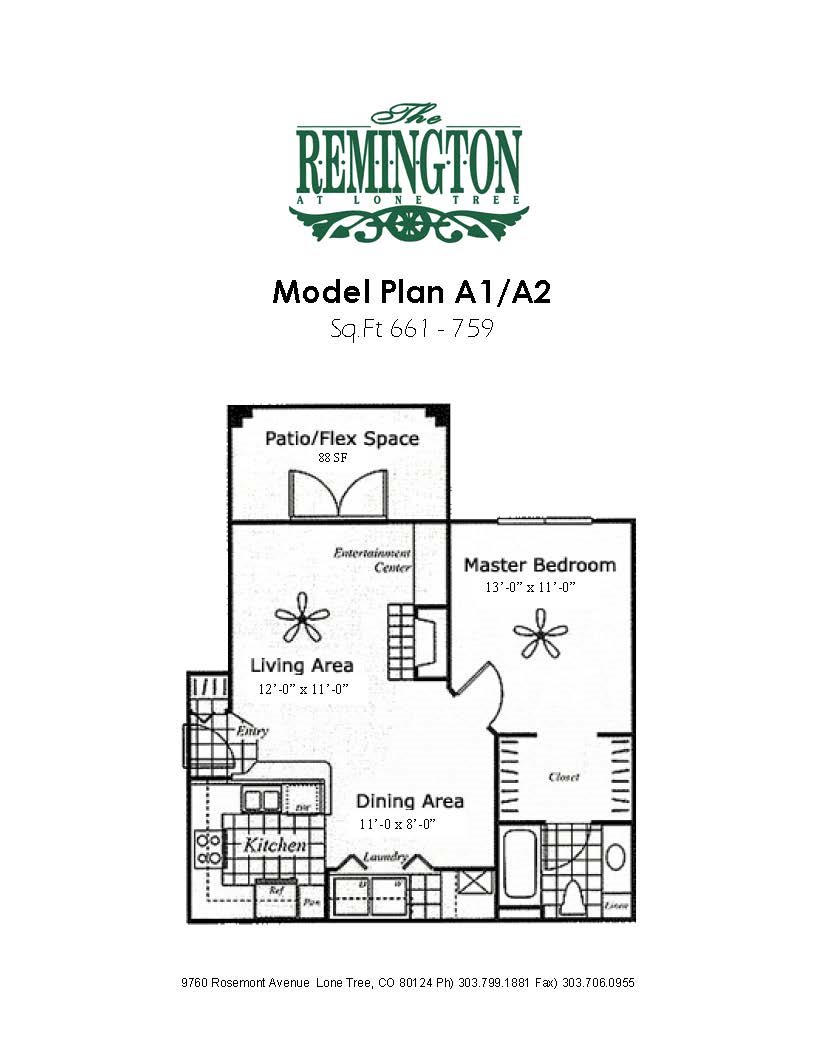 Plan A Floor Plan 1