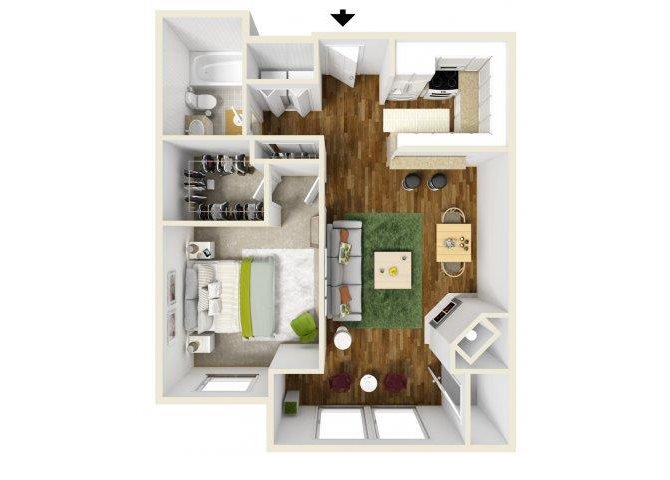 The Cerulean Waters floor plan.