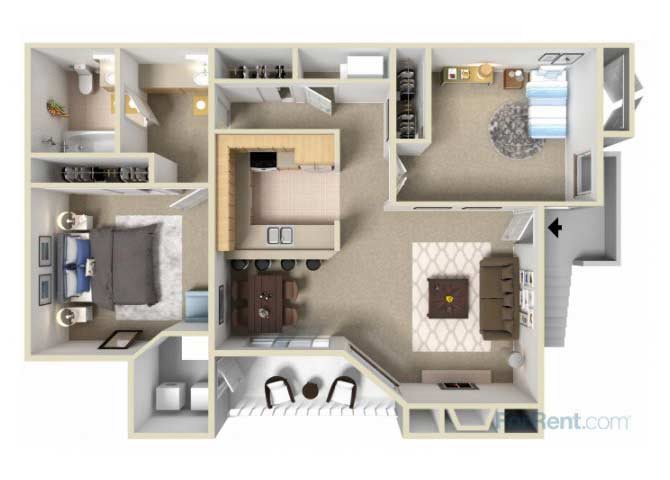 The Birch floor plan.