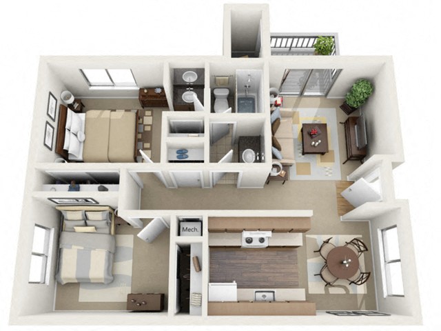 2x2 units available at Vine by Vintage | Lompoc apts for rent
