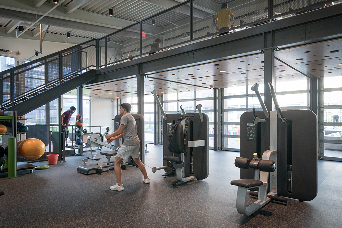 Bakery Living Blue Gym