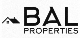 A logo for BAL Properties with a house icon.