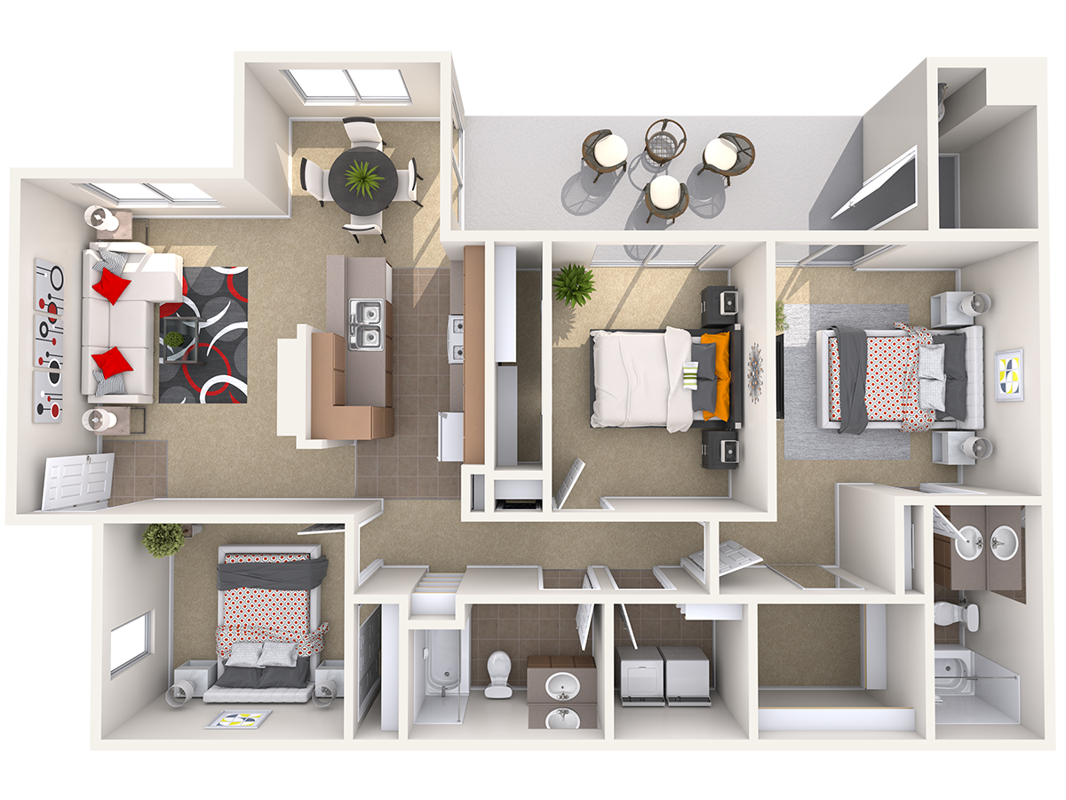 Crystal-Springs-Apartments-Avondale-AZ-Three-Bedroom-Apartment-Floorplan Crystal-Springs-Apartments-Avondale-AZ-Three-Bedroom-Apartment-Floorplan