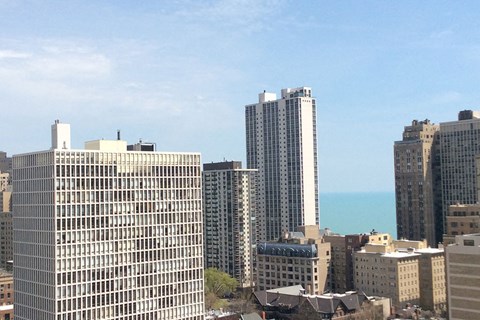 Gorgeous City View at 14 West Elm Apartments, Chicago,Illinois