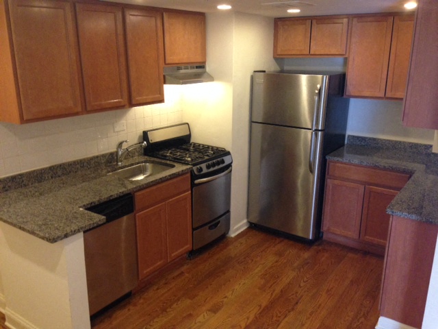 Stainless Steel Fixtures at 14 West Elm Apartments, Chicago,Illinois