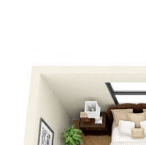 675 Sq. Ft. - Northwest Corner The Clark - 1 Bedroom Deluxe - Model 9 at 14 West Elm Apartments, Chicago,Illinois