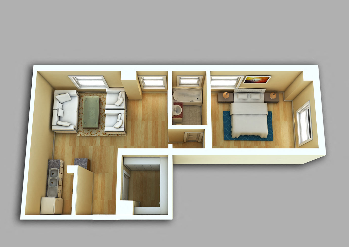 1 Bedroom - 1002