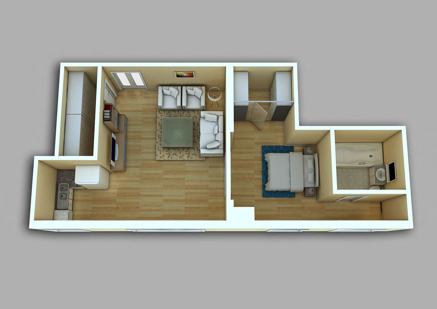 1 Bedroom - Model 23