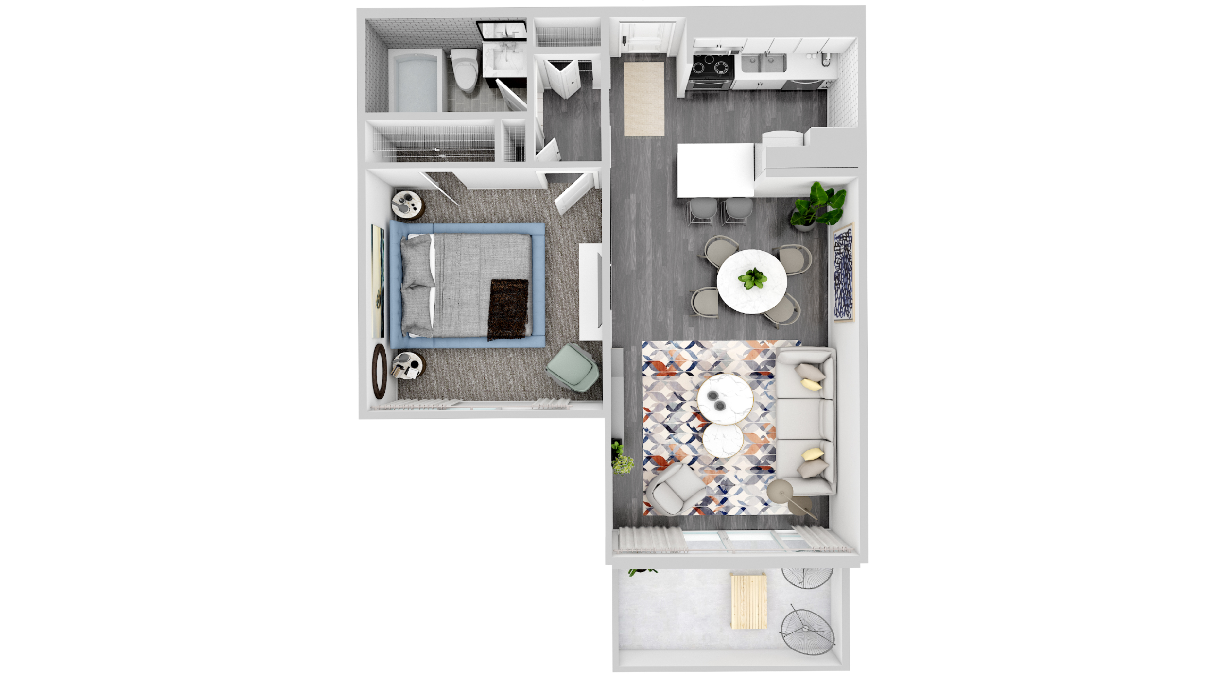 1 Bedroom Apartment Newly Remodeled