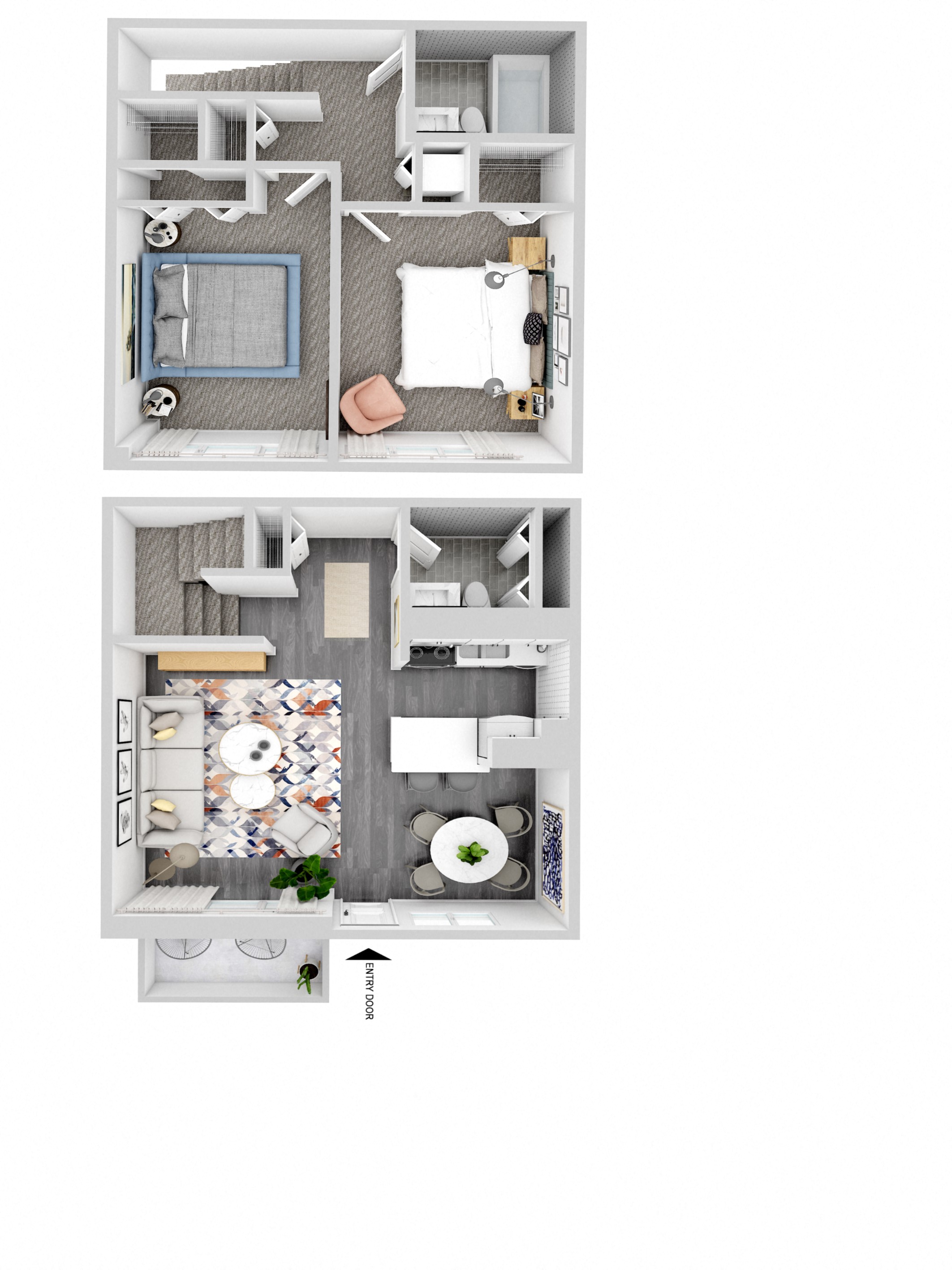 2 Bedroom Townhome Newly Remodeled