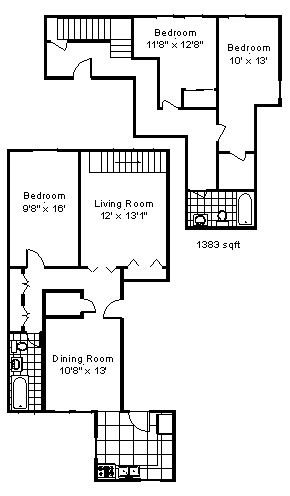 3 Bedroom, 2 Bath
