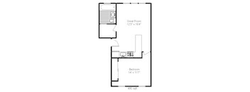 1 Bedroom, 1 Bath