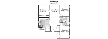 3 Bedroom, 2 Bath