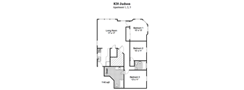 3 Bedroom, 2 Bath