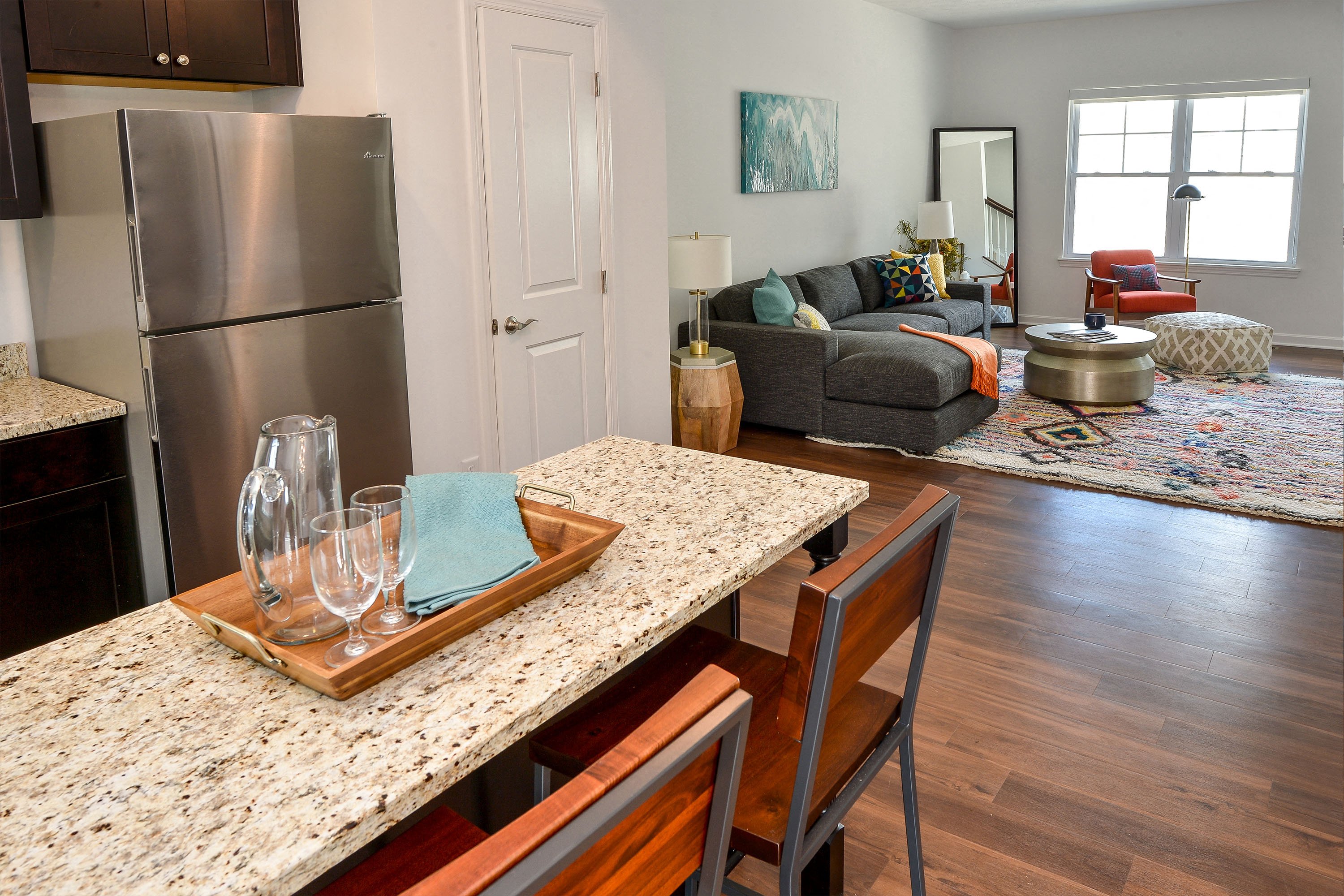 Kitchen and Livingroom