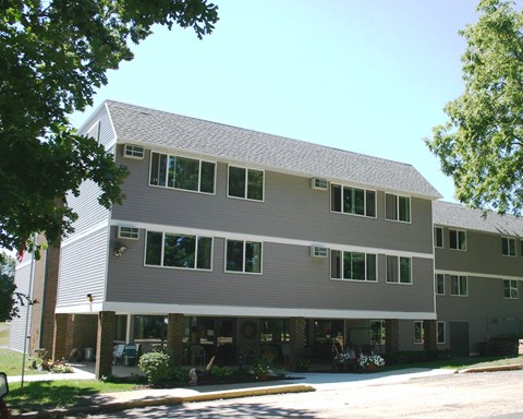 the front of our apartment building