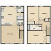 3 Bed 1.5 Bath Townhome