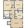 2 Bed 1 Bath Apartment