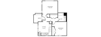 1 Bedroom (Walk Up Building)