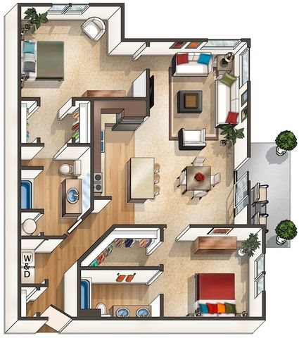 Floor Plan Floor Plan at Arbour Commons, Westminster, CO 80023
