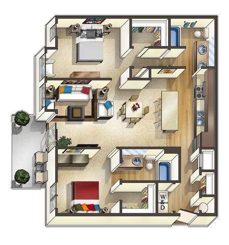 Vermont Floor Plan Vermont Floor Plan at The Trails at Timberline, Fort Collins