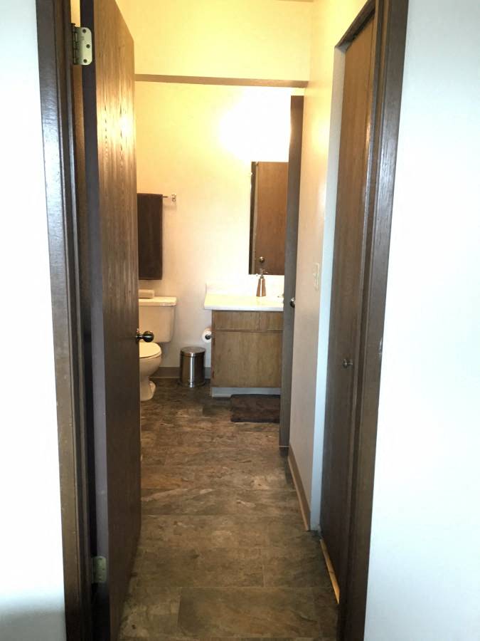 a small bathroom with a toilet and a sink