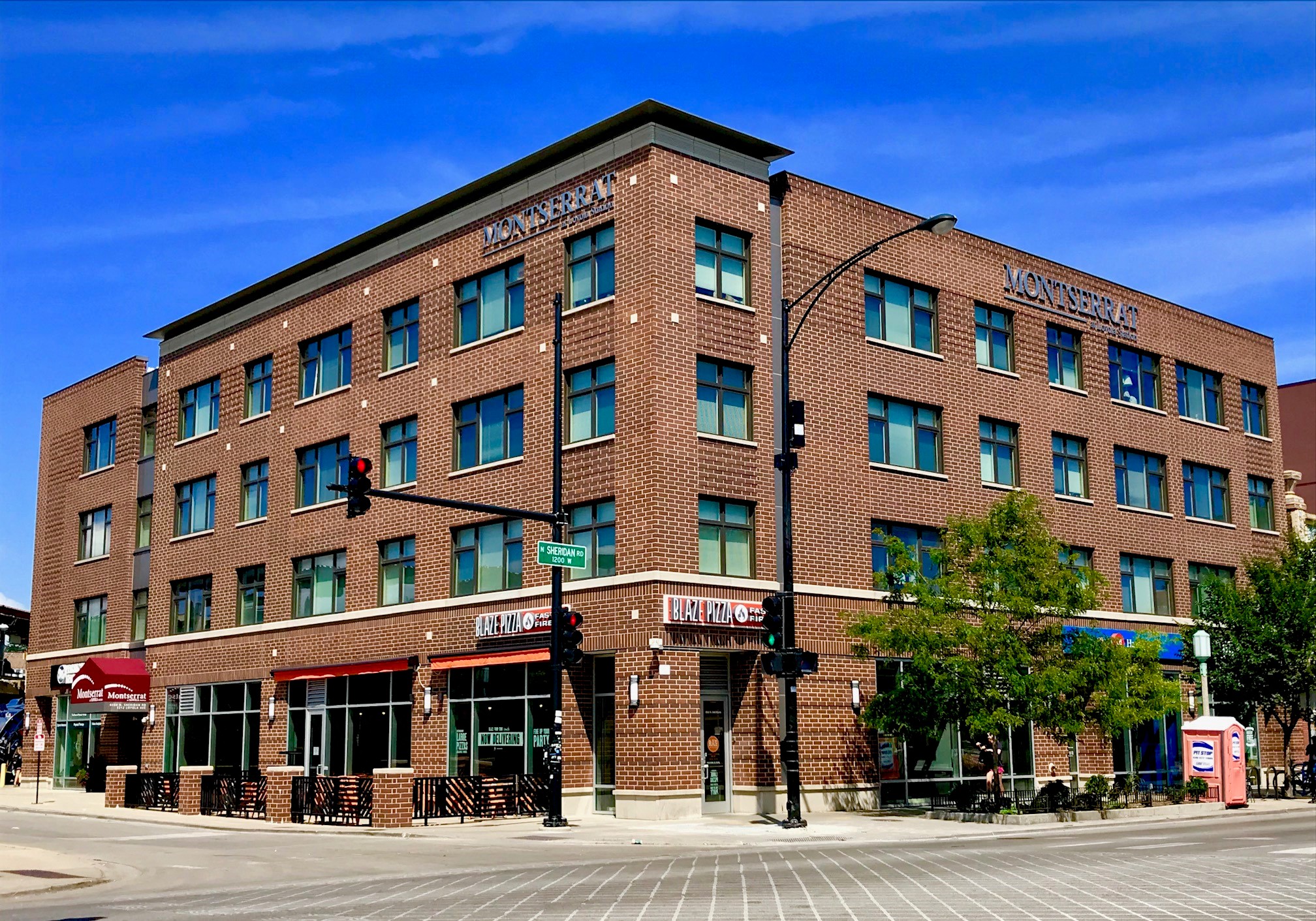 the building in which the hotel is located