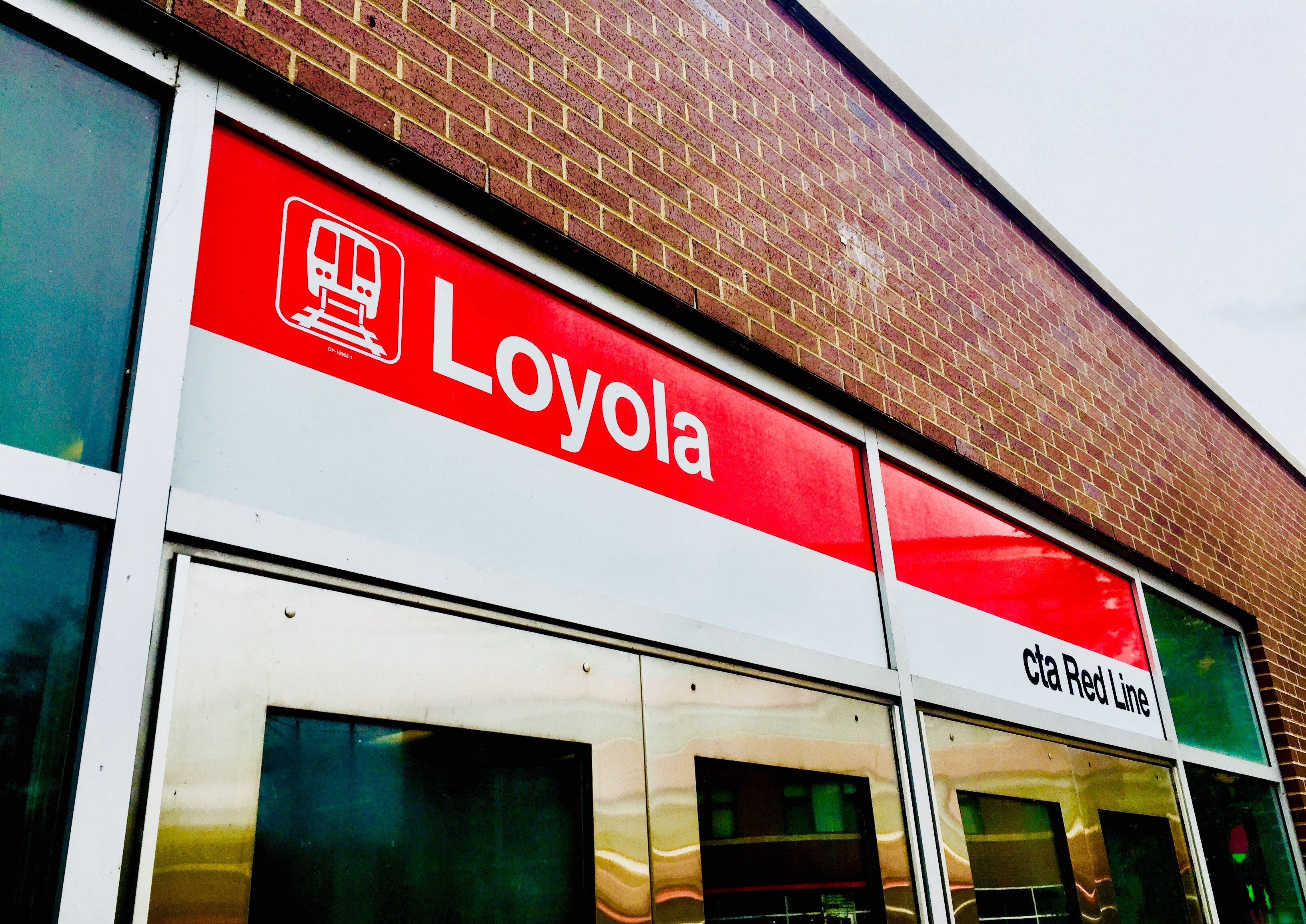 the logo on the side of a building