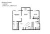 Two bedroom, two bathroom