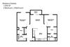Two bedroom, two bathroom, larger