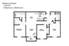 Three bedroom, two bathroom