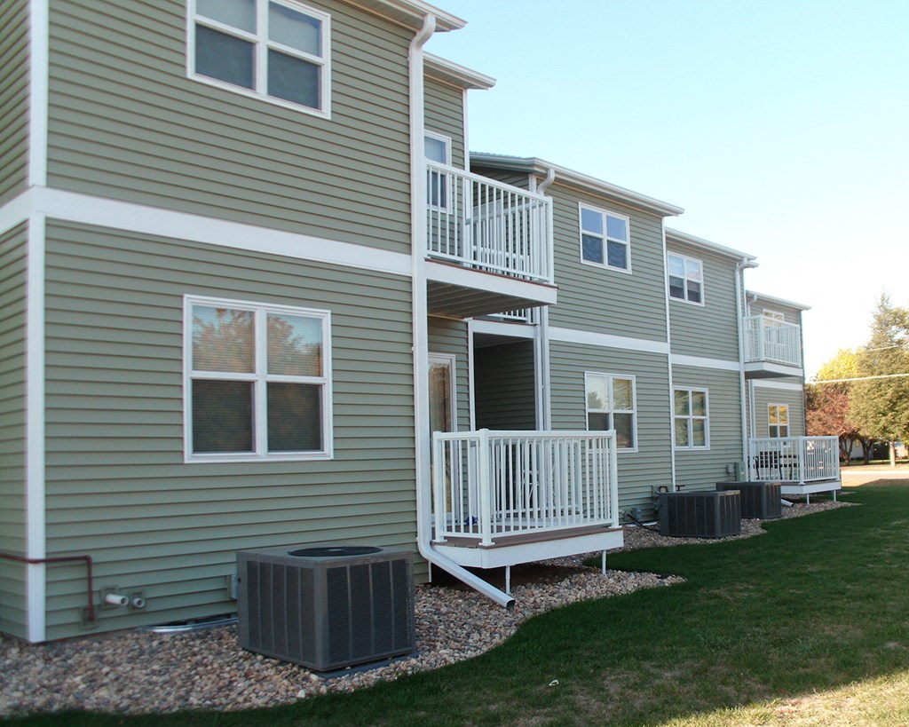 a view of the house from the yard