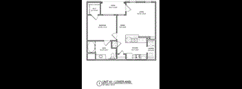 1 bed 1 bath A at Audubon Park Apartment Homes, LA