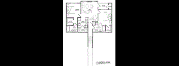 2 bed 2 bath E at Audubon Park Apartment Homes, Louisiana