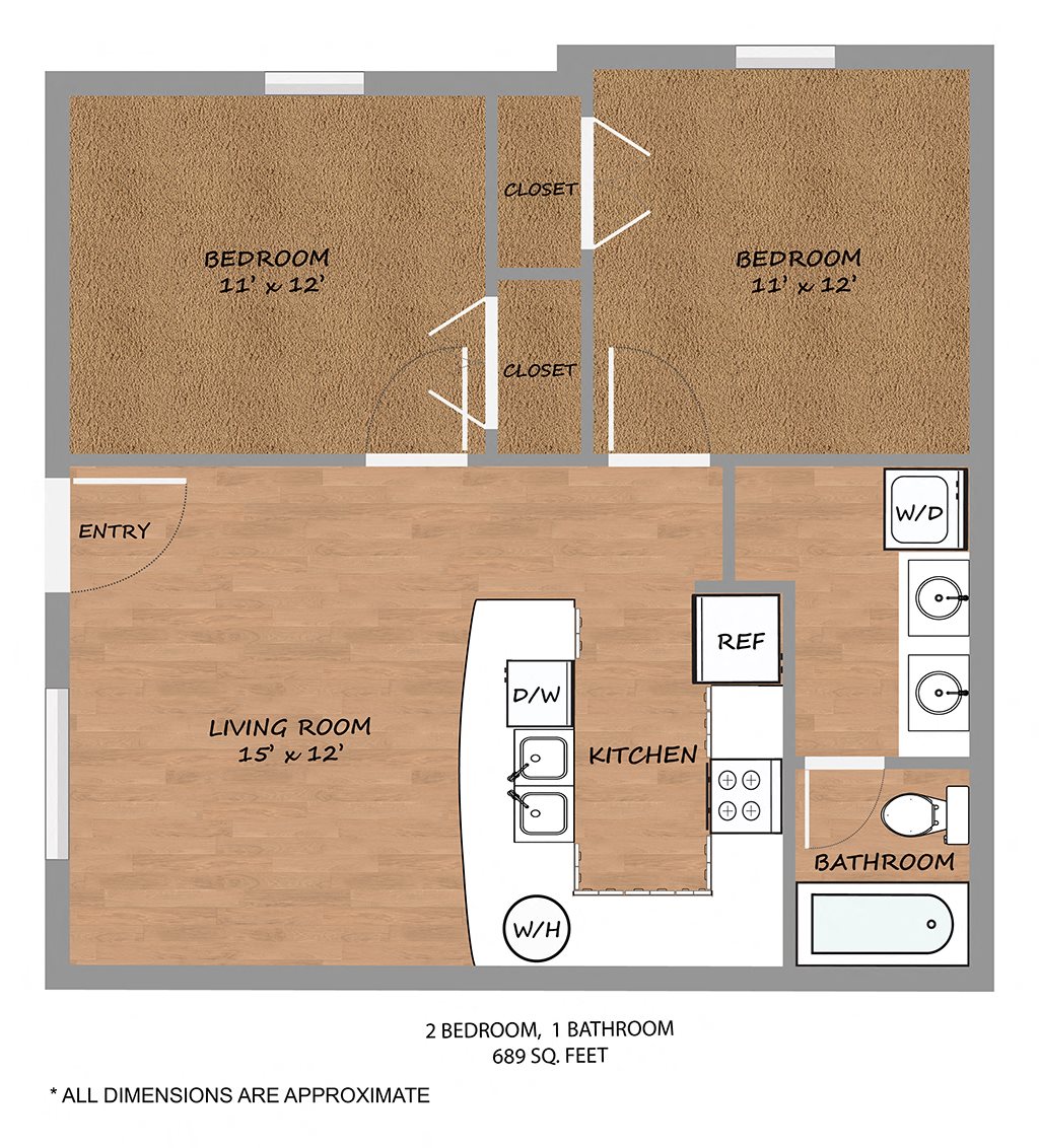 Floor Plans Of The Talon In Denton Tx