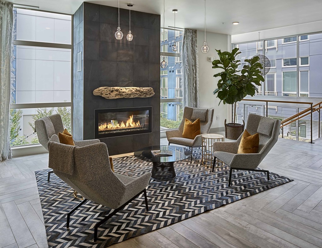 The Bowman Seattle WA Fireplace