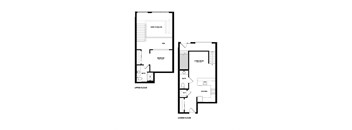 Bowman Seattle WA TH-1 Townhouse 1 Bedroom 920 Sq Ft