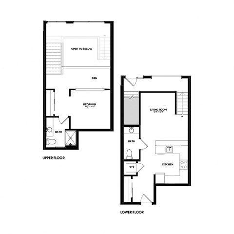 Bowman Seattle WA TH-1 Townhouse 1 Bedroom 920 Sq Ft