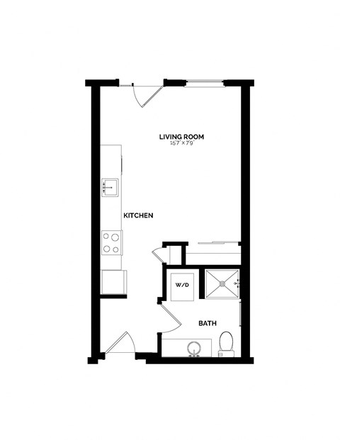 Bowman Seattle WA S-4 Studio 421 Sq Ft