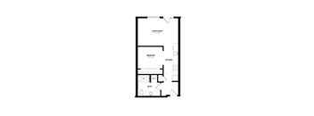Bowman Seattle WA A-2 1 Bedroom 609 Sq Ft