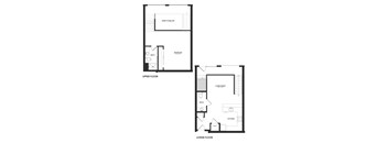 Bowman Seattle WA TH-3 Townhouse 1 Bedroom 1012 Sq Ft