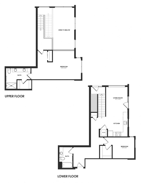 Bowman Seattle WA TH-4 Townhouse 1 Bedroom 1348 Sq Ft