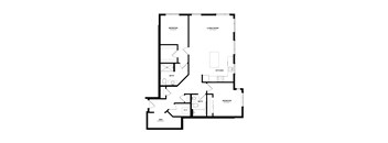 Bowman Seattle WA B-9 2 Bedroom 1283 Sq Ft