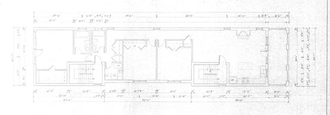 a drawing of a plan of a building