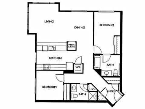 LaVie at Queen Anne Seattle, WA 2 bedroom 2 bath