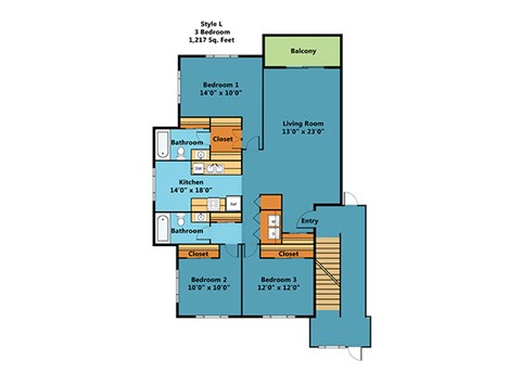 1601 Summerfield Drive 1-3 Beds Townhouse for Rent - Photo Gallery