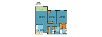 Two Bedroom Two Bath