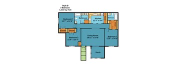 Three Bedroom Two Bath