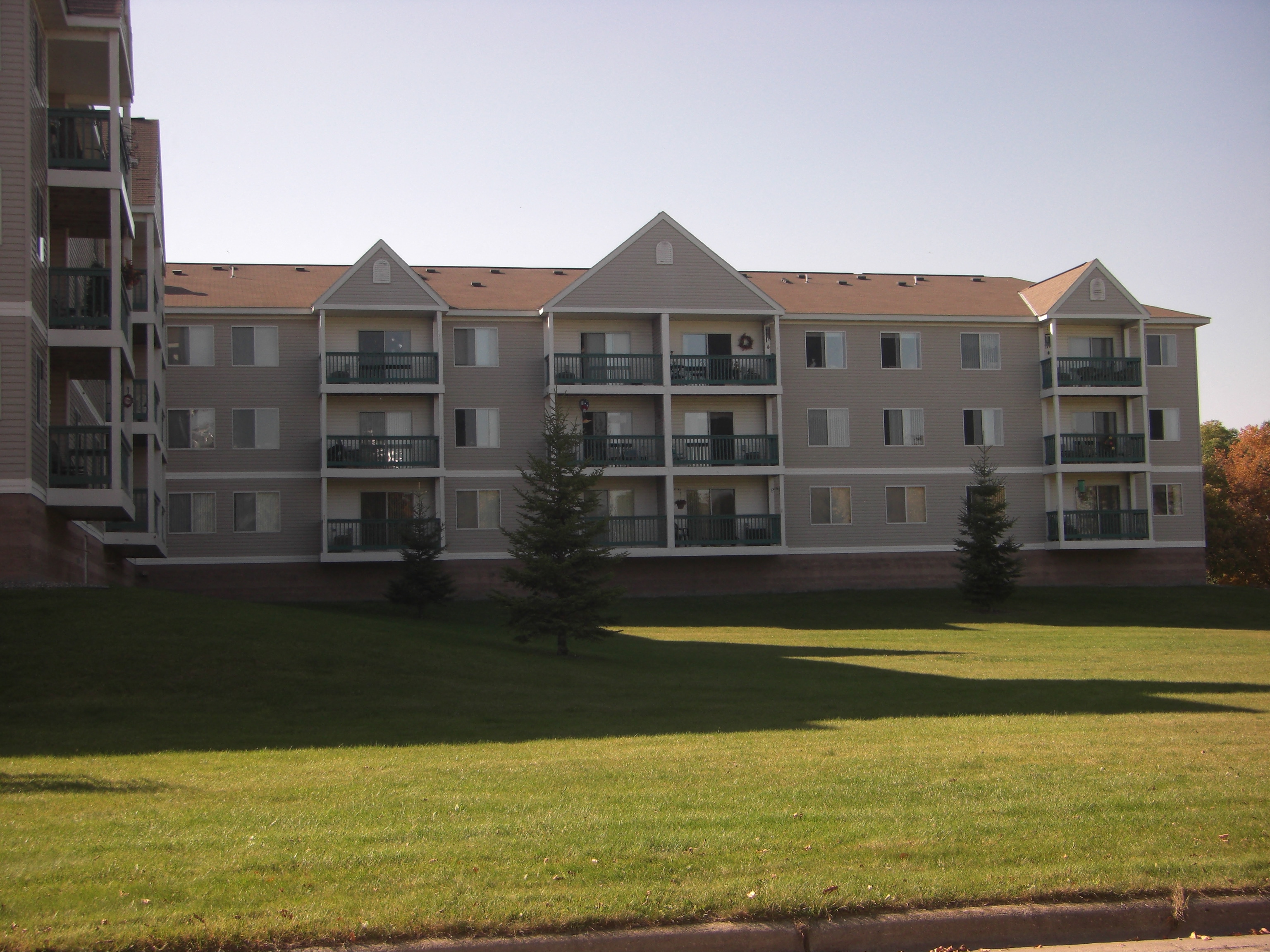 Back of senior building