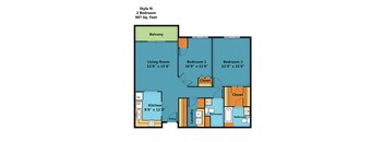 Two Bedroom Two Bath